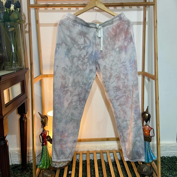 THE DROP Multi Tie Dye Fleece Drawstring Sweatpants Jogger’s. Size-M - Picture 6 of 10